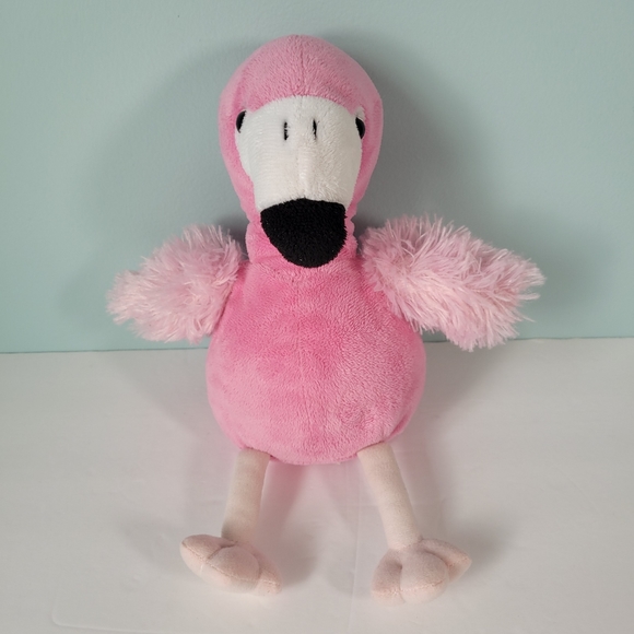Pink Flamingo Plush The Petting Zoo 12" inch 2017 shelf sitting Stuffed Animal - Picture 5 of 12